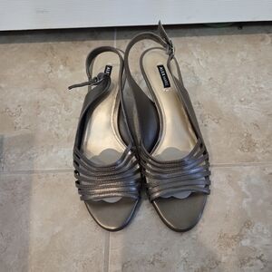 Alfani Women's Silver Slingback Heels